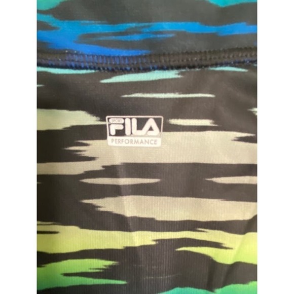 FILA Sport women’s pullover 1/4 zip top running jacket, size L, multi-color, NWT - Picture 3 of 6